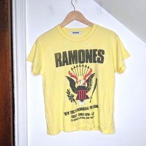 DAYDREAMER The Ramones Bowery and Bleeker Reverse Girlfriend Tee NEW Size S